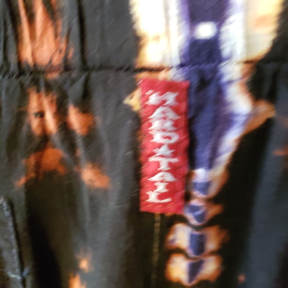 HARD TAIL Forever | Long Sleeve Ombré Tie-Dye Romper Small Bohemian Hippie - Picture 8 of 10